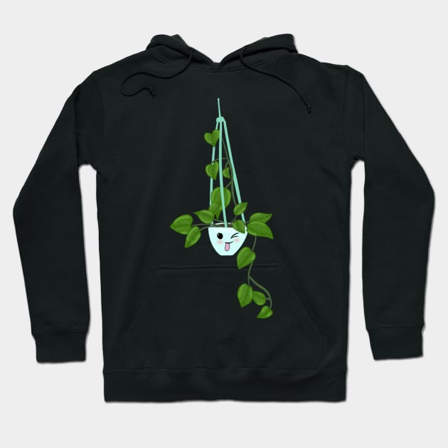 Hanging plant (green( Hoodie by Becky-Marie